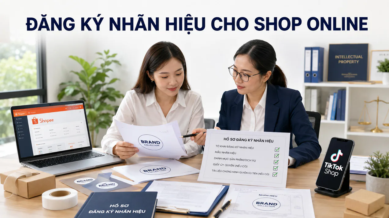 Đăng ký nhãn hiệu cho shop online cần chuẩn bị gì?